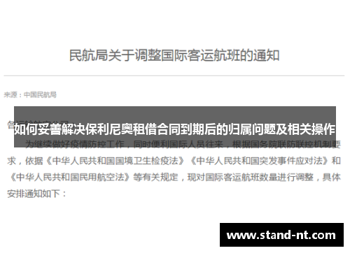 如何妥善解决保利尼奥租借合同到期后的归属问题及相关操作